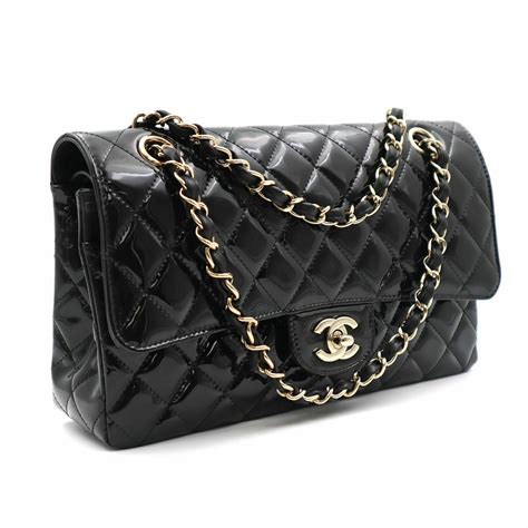 chanel black classic quilted bag|Chanel classic flap bag black.